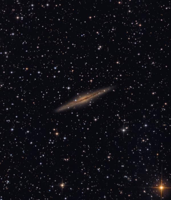 NGC 891 получена на МТ-90(снимок с астрофорума, владельца монтировки)